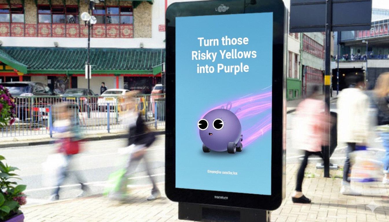 Karr app user with a mobile phone